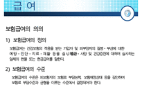 [우수레포트]보험 급여에 대하여-1