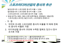 [우수레포트]스포츠 미디어 산업 분석]스포츠 미디어 산업의 현황과 문제점 및 스포츠 미디어산업의 발전방향-20