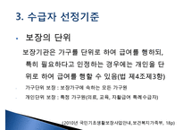 [추천PPT]국민기초생활보장제도(국민기초생활보장제도 주요연혁, 개요, 국민기초생활보장제도 지침, 국민기초생활보장제도 급여수준, 국민기초생활보장제도 조사 내용, 국민기초생활-20