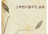 [A+ 추천레포트][새터민 사회복지] 북한 이탈주민의 현황, 북한 탈주민 문제점, 탈북자 사회복지의 필요성, 새터민의 사회복지 방안-8