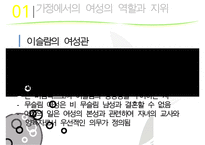 [A+ 추천레포트][이스람 사회의 여성 분석] 이슬람 여성의 지위, 이슬람 여성의 생활, 명예살인, 이슬람 여성의 할례 등에 대한 발표자료-8