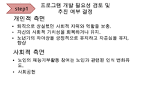[A+ 추천레포트][평생교육 프로그램 개발] 전문직 은퇴자의 여행을 통한 재능기부 프로그램_프로그램명 제기차기 수정 다운 홍보-4