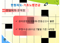 장기요양보험, 기초노령연금 분석, 노인일자리 사업 분석 발표 수정 다운 홍보-18