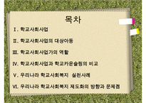 [학교사회복지] 학교사회복지의 정의와 필요성 및 우리나라 학교사회복지 제도화의 방향과 문제점 및 학교사회복지 실천 사례 수정 다운 홍보-2