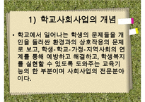 [학교사회복지] 학교사회복지의 정의와 필요성 및 우리나라 학교사회복지 제도화의 방향과 문제점 및 학교사회복지 실천 사례 수정 다운 홍보-4