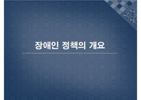 장애인 복지 정책의 특징 및 필요성과 문제점 및 개선방안)-3