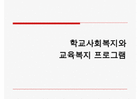 [학교사회복지 프로그램 분석] 다양한 학교사회복지와 교육복지 프로그램, 청소년 단체 프로그램 및 수련활동 분석 수정 다운 홍보-4