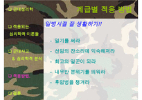 [군대 심리학] 군대심리학의 개념과 군대 내의 심리학의 법칙들 발표자료-17