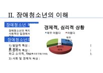 [장애청소년 복지] 장애 청소년의 현황과 실태 및 문제점과 장애 청소년 복지정책 및 서비스의 실천방안-5