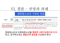 [장애청소년 복지] 장애 청소년의 현황과 실태 및 문제점과 장애 청소년 복지정책 및 서비스의 실천방안-18