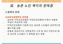 농촌지역 노인복지의 현황과 환경 및 문제점과 노인복지 개선방안-19