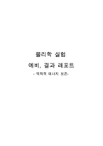 역학적 에너지 보존 예비,결과-1