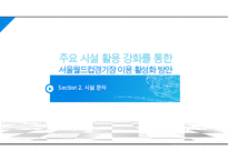 주요 시설 활용 강화를 통한 서울월드컵경기장 이용 활성화 방안 PPT-6