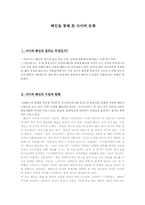 [사이버폐인] 폐인을 통해 본 사이버문화-1