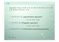 [교육심리] 지능과 창의력-4