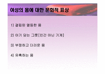 [여성정체성] 여성의 몸과 정체성-5