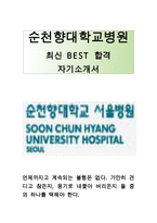 순천향병원 순천향대학교병원 순천향대학교 서울병원 순천향의료원 간호사 최신 BEST 합격 자기소개서!!!!!-1