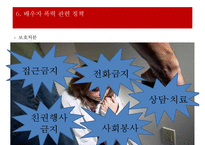 가정폭력 가정의 현황 및 특성 개입방법 ‘배우자 폭력’ - 배우자 폭력 정의·유형·발생률·원, 배우자 폭력으로 인한 어려움, 관련 정책, 프로그램, 문제점 및 발전방향 PPT자료 수정 다운 홍보-15