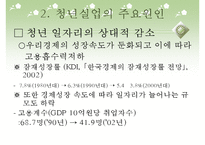 (실업문제) 청년실업의 실태와 문제점 및 고용안정화 정책의 실업대책-7