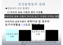 [건강불평등] 건강불평등 - 건강불평등의 개념, 실태, 건강불평등 원인, 외국의 건강불평등 사례및 해결방안-5