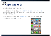 Smart Phone 스마트폰이 이용자에 끼치는 영향(문제제기, 스마트폰 개념,발전, 스마트폰 긍정,부정, 스마트폰 개선,전망)PPT자료-18