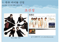 한류 아이돌 스타 산업의 현황과 SWOT, SCP, 사례 및 향후 전망-8