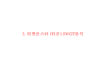 티켓몬스터(티몬) 기업분석과 상황분석및 티켓몬스터 마케팅 SWOT,STP,4P전략분석및 티켓몬스터(티몬) 새로운 마케팅전략 수립 PPT-13