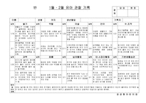 [만3세 관찰일지-1학기,2학기] 만3세 15명 1년치 관찰일지-17