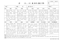 (만5세 관찰일지)만5세 11월, 12월 관찰일지 20명 분량-12