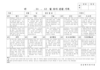 (만5세 관찰일지)만5세 11월, 12월 관찰일지 20명 분량-18