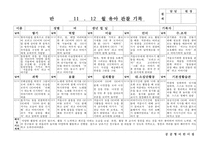 (만5세 관찰일지)만5세 11월, 12월 관찰일지 20명 분량-19