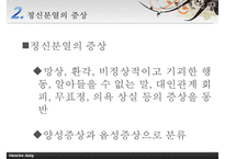 [정신분열 Schizophrenia] 정신분열의 정의와 역사, 정신분열의 개념, 정신분열 증상, 정신분열 원인, 정신분열 치료법, 정신분열 대처방안-7