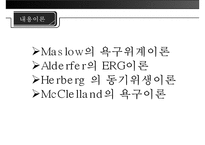 [미시적 조직관리] 동기이론, 내용이론, 과정이론 분석 및 리더십에 대한 접근방법(특성론적 접근방법, 행동론적 접근방법, 상황론적 접근방법)-7