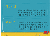 [청소년 진로] 청소년의 학업과 진로의 정의, 진로발달이론분석, 진로의 선택과 직업선택의 조언-12