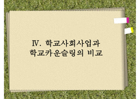 [학교사회복지] 학교사회복지의 정의와 필요성 및 우리나라 학교사회복지 제도화의 방향과 문제점 및 학교사회복지 실천 사례PPT자료-17