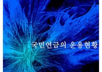 국민연금 개념, 국민연금 목적, 국민연금 목표, 국민연금 특징, 국민연금 운용현황, 국민연금 운용실태, 국민연금 문제점, 국민연금 개선방안-14
