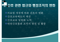 간호학개론, 해방직후간호, 정부수립기간호, 한국전쟁이후간호, 한국간호성장-13