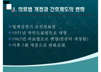 간호학개론, 해방직후간호, 정부수립기간호, 한국전쟁이후간호, 한국간호성장-16