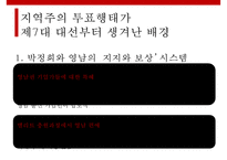 주요대선을 통해 바라본 지역주의의 전개와 매커니즘-10