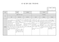 만0세 1월달 관찰일지 3명 분량-1