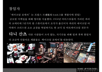 메이크업 포에버 MAKE UP FOR EVER [LVMH의 색조전문 화장품 메이크업포에버 마케팅전략]-5