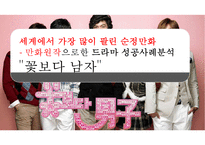 세계에서 가장 많이 팔린 순정만화- 만화원작으로한 드라마 성공사례분석 `꽃보다 남자`-1