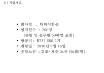 [티웨이항공 마케팅사례 PPT] 티웨이항공 기업분석과 마케팅 SWOT,STP,4P전략분석및 티웨이항공 미래전략수립-4