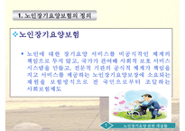 [노인장기요양보험제도 개선방안] 노인장기요양보험제도의 개념 노인장기요양보험제-2