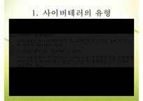 [사이버테러] 사이버테러 특징 사이버테러 유형 사이버테러 피해 사례 사이버테러-9