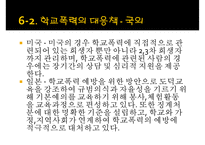 [★PPT발표자료★][학교폭력 대책방안] 학교폭력 가해자 특성, 학교폭력 피해자 실태, 우리나라 대응책, 외국 대응책, 학교폭력 예방 대책-11