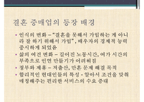 [결혼정보업체, 결혼중개업체의 실태와 심각성 및 해결방안] 결혼정보업체의 개념, 결혼정보업체 역사, 결혼 중개업 문제점 및 해결방안-5