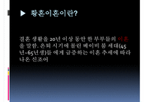 [황혼이혼 문제점과 해결방안] 황혼이혼의 증가 원인, 황혼이혼 문제점 및 해결방안-3