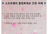 [불법복제][소프트웨어 불법복제][소프트웨어 복제 심각성]소프트웨어 불법복제 유형, 심각성, 소프트웨어 불법복제 해결방안-9