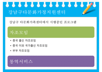 (다문화가족지원정책) 결혼이주여성 정책, 결혼이주여성의 복지, 결혼이주여성 복지 정책, 결혼이주여성 복지방안(강남구 다문화가정지원센터 사례)-14